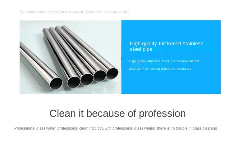 Glass Cleaning Mop Telescopic Rod Window Cleaning Tools Windows Wiper Long Handle Washing Window Brush Cleaner Products For Home