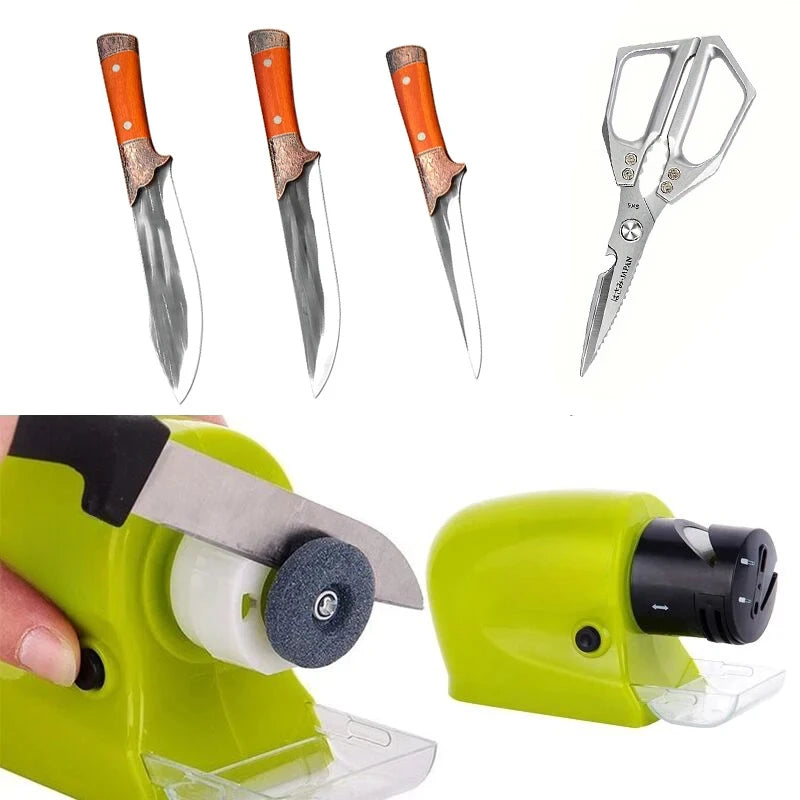 New fast knife sharpening products, home electric knife sharpener automatic professional knife scissors cutting tools